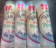 Load image into Gallery viewer, Christmas All Natural Shea Butter Peppermint Lip Balms-4 pack