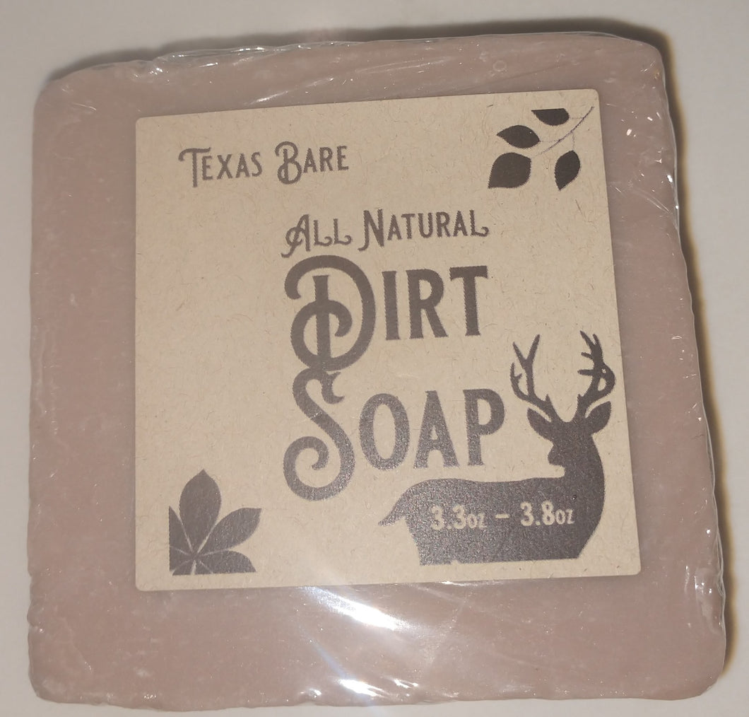 All Natural Dirt Soap for Hunters