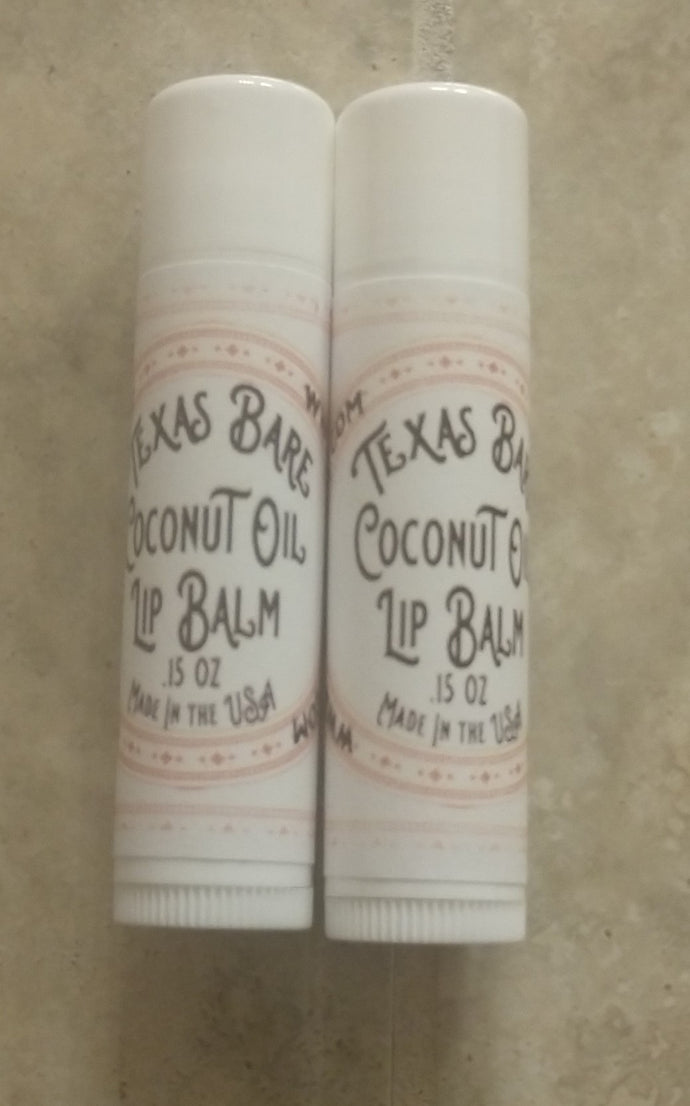 Coconut Oil All Natural Lip Balm-Pack of 4