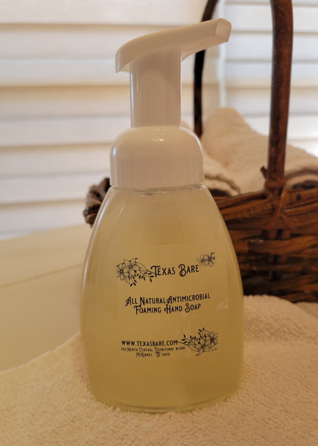 All Natural Antimicrobial Foaming Hand Soap