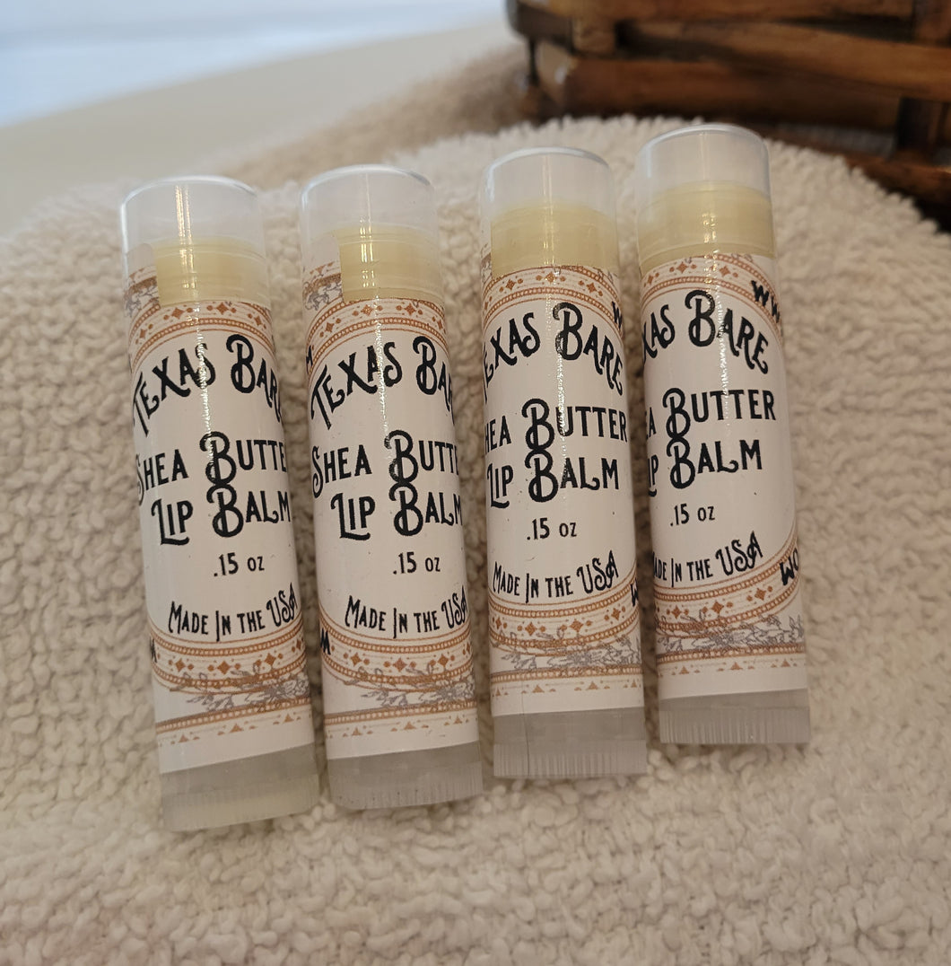 All Natural Shea Butter Lip Balm (Pack of 4 )